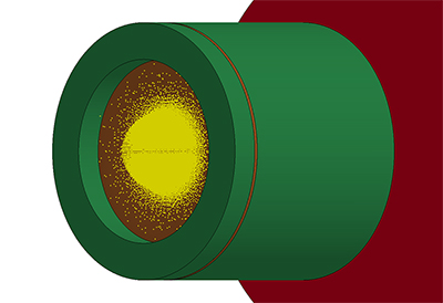 Simulation numérique d'un impact de grêle