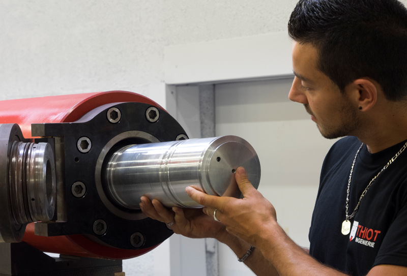 Acceleration tests - Thiot Ingenierie laboratory