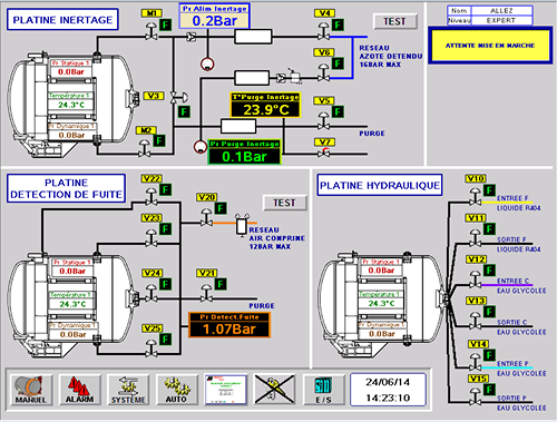 écran automate