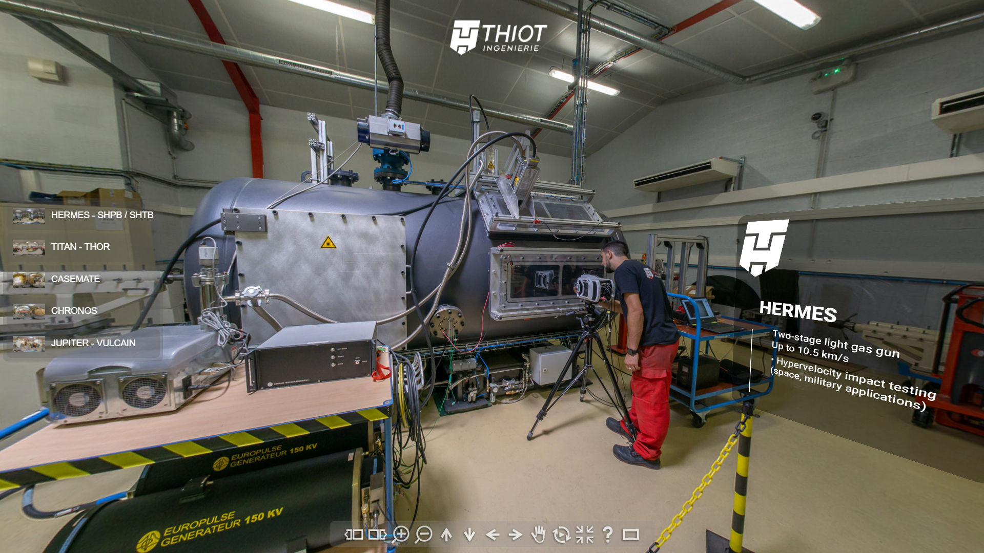 New on our website: the 360° virtual tour of our lab